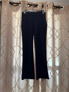 Vera Wang Navy Bootcut Stretch Pants